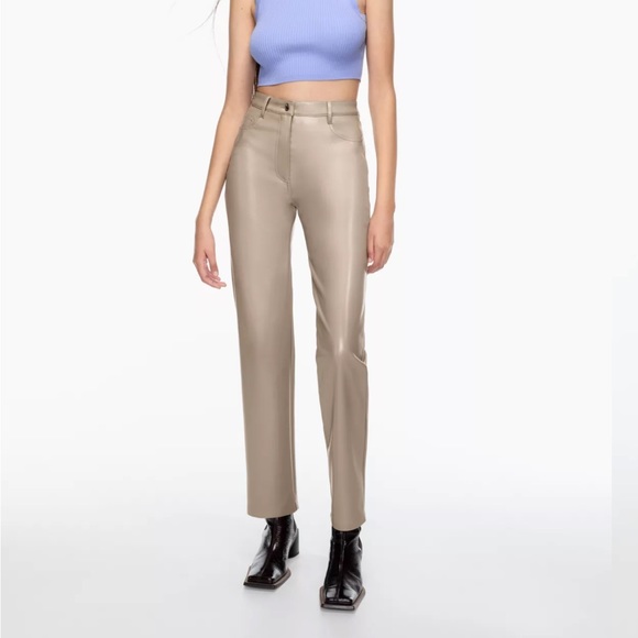 Melina Pants in Taupe Colour - Picture 2 of 5